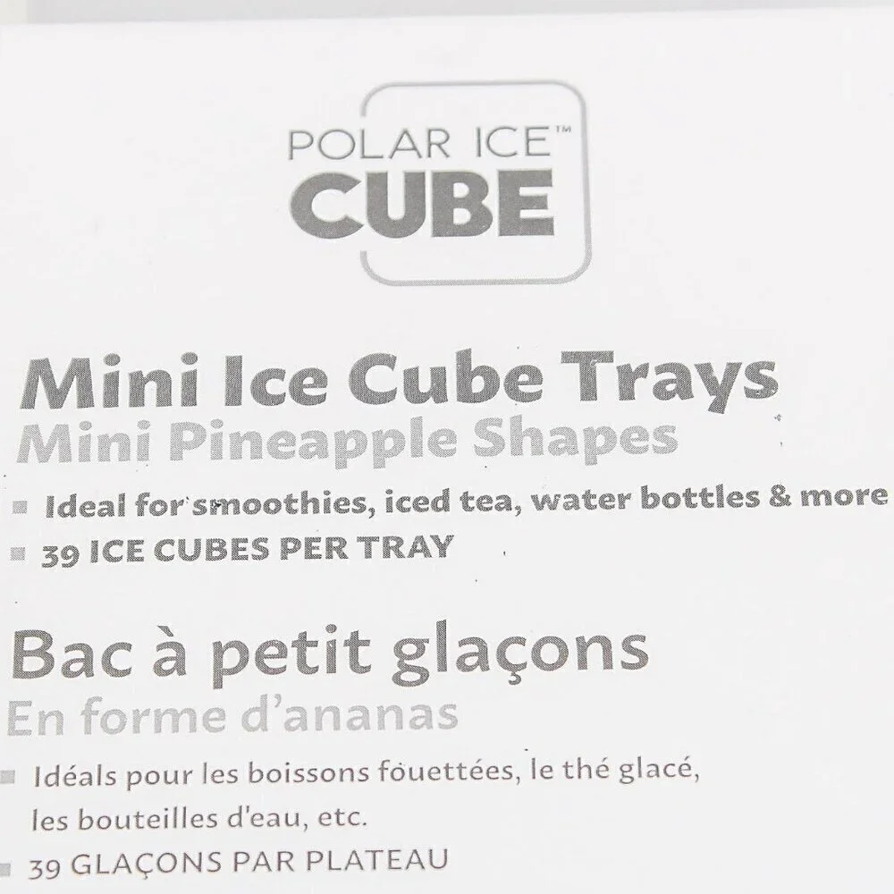 Mini Pineapple Silicone Ice Cube Trays - Set of 2! 🍍🧊